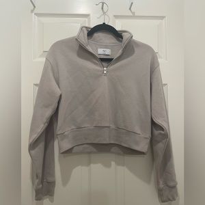 Aritzia cozy fleece 1/4 sweatshirt